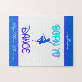 Meisjes geboren in Dance Personalized Puzzle Legpuzzel (Horizontaal)