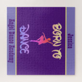 Meisjes geboren in Dance Personalized Puzzle Legpuzzel (Horizontaal)
