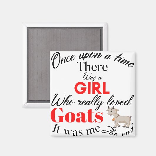 meisjes geiten magneet (Voorkant / Achterkant)