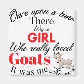 meisjes geiten magneet (Voorkant)