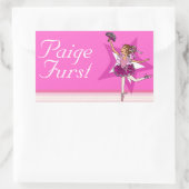 Meisjes genaamd ballerina roze ballet id label sti (Tas)