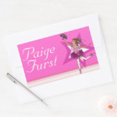 Meisjes genaamd ballerina roze ballet id label sti (Envelop)