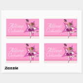 Meisjes genaamd ballerina roze ballet id label sti (Vel)