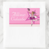 Meisjes genaamd ballerina roze ballet id label sti (Tas)