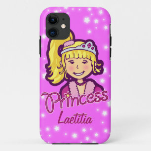 Meisjes genaamd prinses ster lila roze iphone hoes