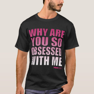 Meisjes geobsedeerd door me roze gradiënt grafisch t-shirt