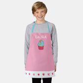 Meisjes gepersonaliseerd Apron voor bakken Schort (Gedragen)