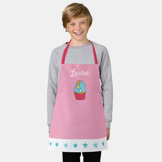 Meisjes gepersonaliseerd Apron voor bakken Schort (Gedragen)
