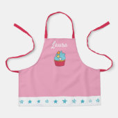 Meisjes gepersonaliseerd Apron voor bakken Schort (Voorkant)