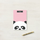Meisjes gepersonaliseerd Beer van Panda Dierlijke  Post-it® Notes (Op bureau)