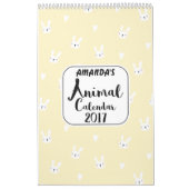 Meisjes gepersonaliseerd kalender voor 2017 (Hoes)