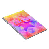 Meisjes gepersonaliseerd Psychedelic Notitieboek (Rechterzijde)