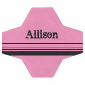 Meisjes Gepersonaliseerd Roze Voetbal (Enkel)