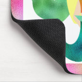 Meisjes gepersonaliseerde Blonde Faux Foil Mermaid Muismat (Hoek)