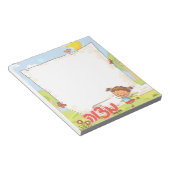 Meisjes gepersonaliseerde Mitzvah Note Pad Notitieblok (Schuin)