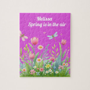 Meisjes Gepersonaliseerde naam Jigsaw Puzzel