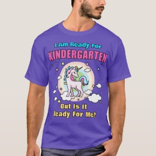 Meisjes gereed voor kleuterschool Terug naar schoo T-shirt