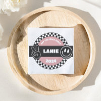 Meisjes geruit skateboard Groovy Road Verjaardag