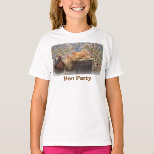 Meisjes gewone T-shirt (Voorkant)