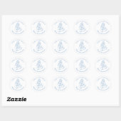 Meisjes Gewoon Mild Spa Bachelorette Feest Ronde Sticker (Vel)