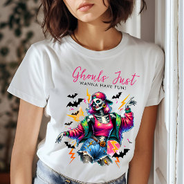 Meisjes Ghouls Night Out Volwassen Halloween Party T-shirt