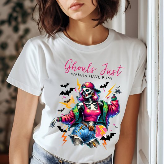 Meisjes Ghouls Night Out Volwassen Halloween Party T-shirt