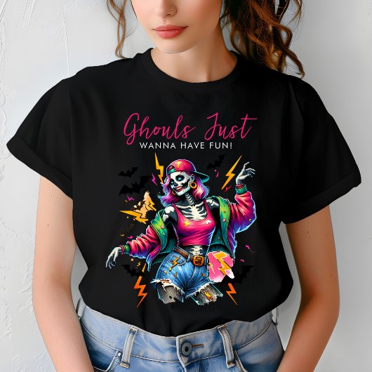 Meisjes Ghouls Night Out Volwassen Halloween Party T-shirt