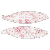 Meisjes Gift Cadeau Blush Pink  Floral Basketbal (Panelen)