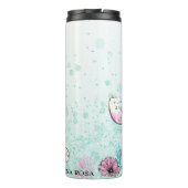 *~* Meisjes Glam Mermaid Glitter Mercat Thermosbeker (Achterkant)