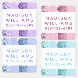 Meisjes Glitter Chic Modern Persoonlijke kleding Labels