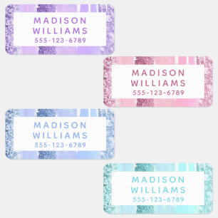 Meisjes Glitter Chic Modern Persoonlijke kleding Labels