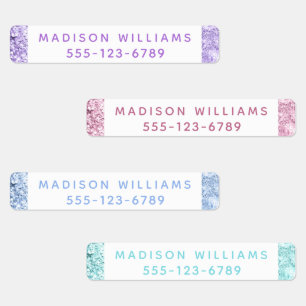 Meisjes Glitter Chic Modern Persoonlijke kleding Labels