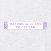 Meisjes Glitter Chic Modern Persoonlijke kleding Labels (Design 1)