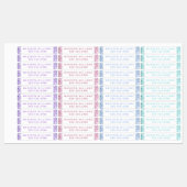 Meisjes Glitter Chic Modern Persoonlijke kleding Labels (Vel)