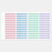 Meisjes Glitter Chic Modern Persoonlijke kleding Labels (Vel)