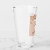 Meisjes glitter glans modern verjaardagsglas glas (Rechts)