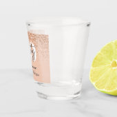 Meisjes glitter smaken moderne 30e verjaardag  shot glas (Rechts)