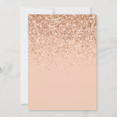 Meisjes glitter smulkle moderne 40e verjaardag (Achterkant)