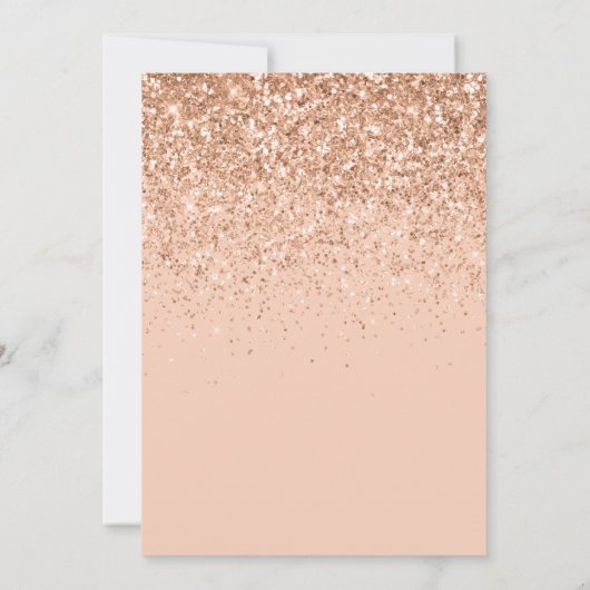 Meisjes glitter smulkle moderne 40e verjaardag (Achterkant)