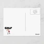 Meisjes GOLF Briefkaart (Achterkant)