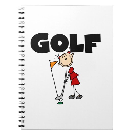 Meisjes GOLF Notitieboek (Voorkant)