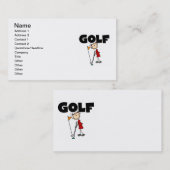 Meisjes GOLF Visitekaartje (Voorkant / Achterkant)
