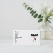 Meisjes GOLF Visitekaartje (Staand voorkant)