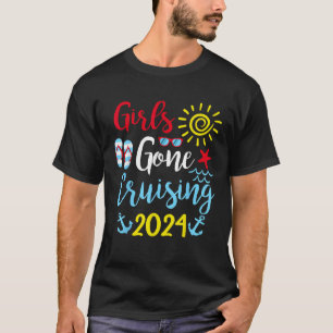 Meisjes Gone Cruising 2024 Vrouwen Zomer Vakantie T-shirt