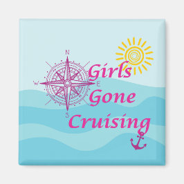 Meisjes Gone Cruising Door Magneet