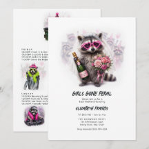 Meisjes Gone Feral Grappige Wasbeer Bachelorette