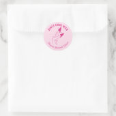 Meisjes Gone Mild Roze Bachelorette Party Wellness Ronde Sticker (Tas)