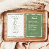 Meisjes Gone Mild Spa Bachelorette Feestdagprogram Kaart