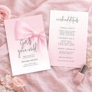 Meisjes Gone Mild Strik Bachelorette Weekend Itine Kaart