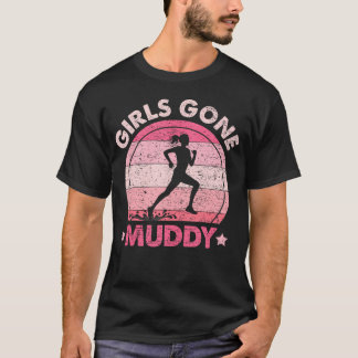 Meisjes Gone Muddy Mud Run Vrouwen Run Squad Crew T-shirt